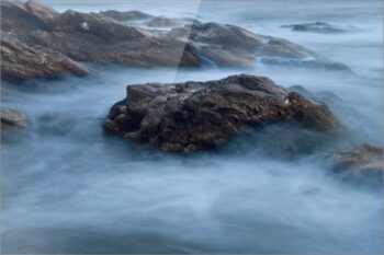 Where Waves Wander – Acrylic Print Blue Film & Fire